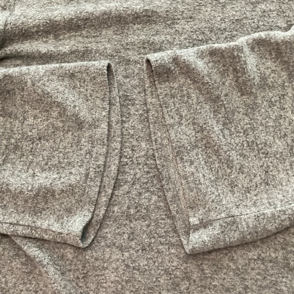 Zara Trafaluc Women’s Sweater Blouse Bell Sleeve Heather Gray - Picture 7 of 10